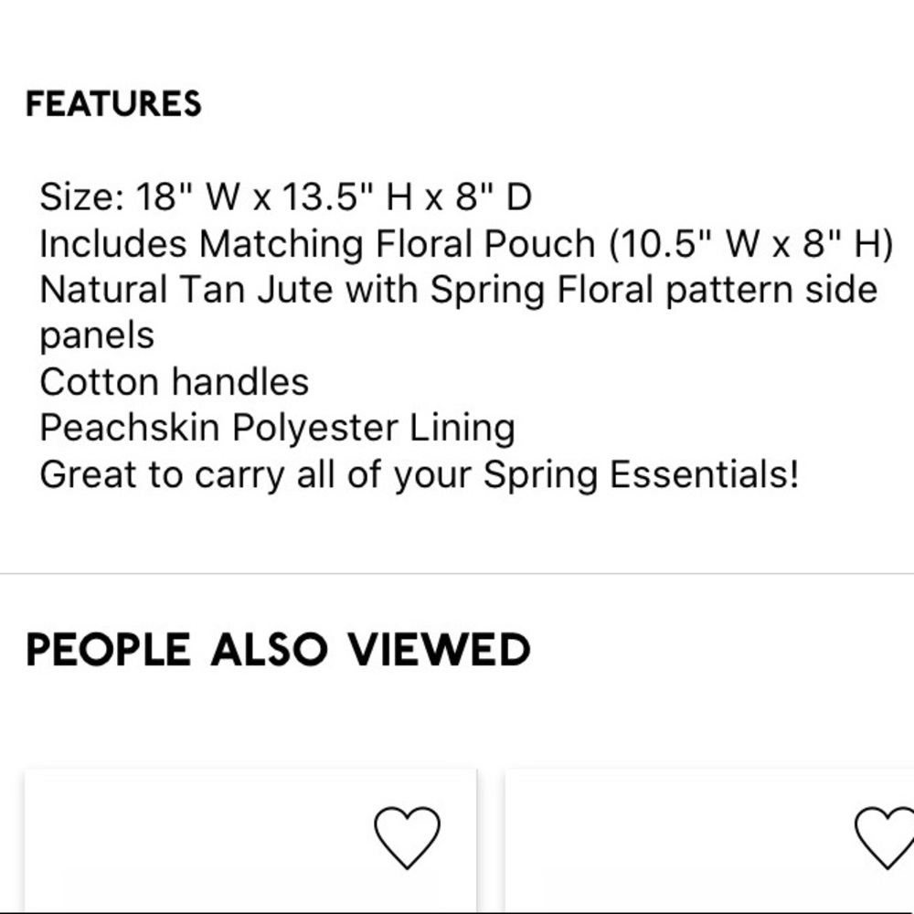 🌸Beautiful Floral Tote🌺 - Picture 8 of 8